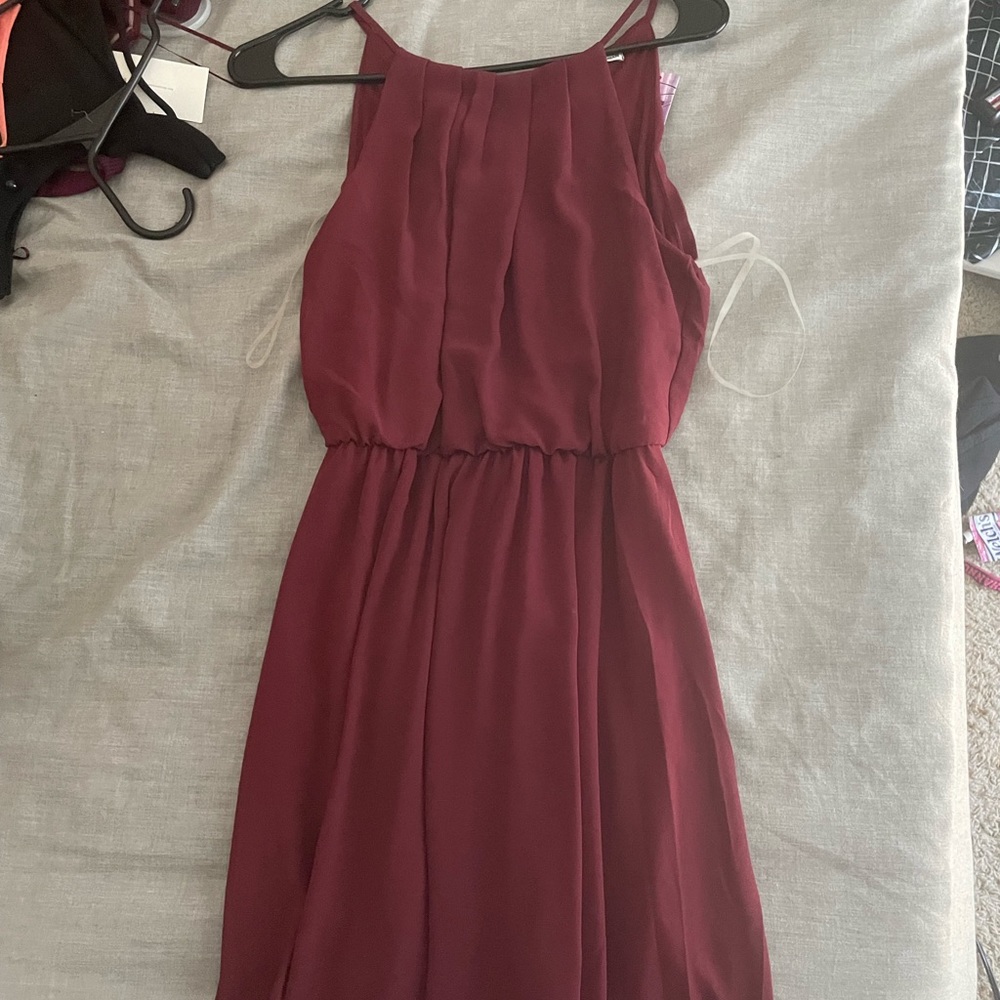 Coral dress
